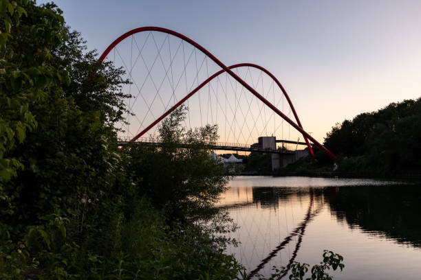 Sunset in the Nordsternpark Gelsenkirchen