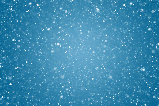 Winter Snow Particles Christmas and New Year Holiday Celebration Background Texture