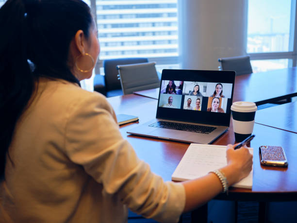 istock Business Person on a Video Conference 1269916211