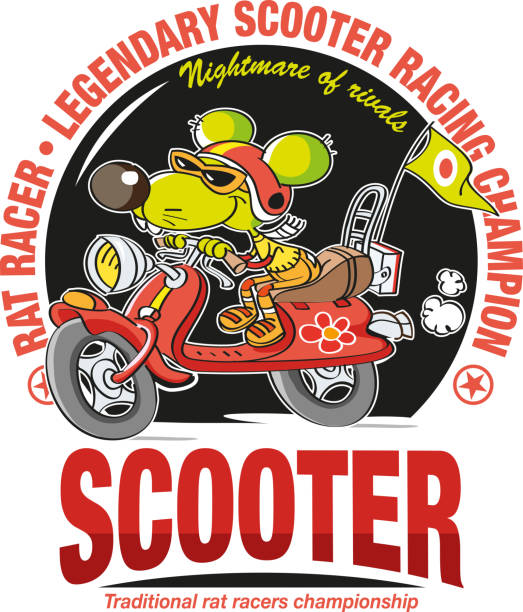 scooter Easy editable vector.
Suitable for graphic
t-shirt design cartoon t shirt design stock illustrations