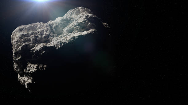 istock asteroid of the asteroid belt lit by the Sun 1269922709