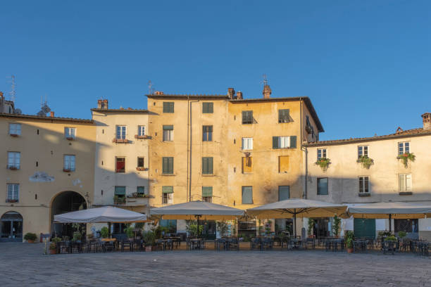 istock Amphitheater square in Lucca. Tuscany, Italy 1269924697