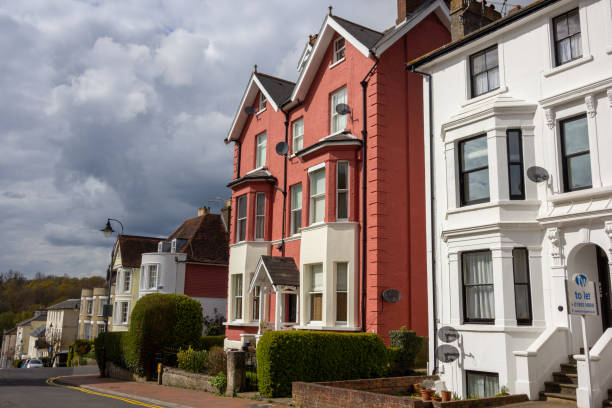 영국 로열 턴브리지 웰스의 마운트 시온 - townhouse england famous place local landmark 뉴스 사진 이미지