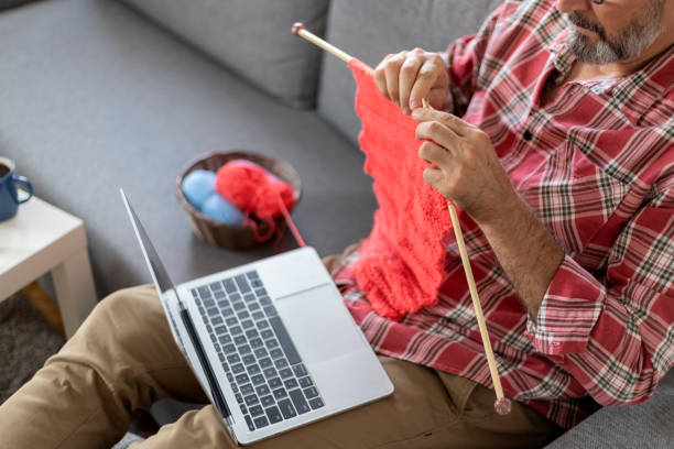 istock Knitting is like a meditation 1269933435