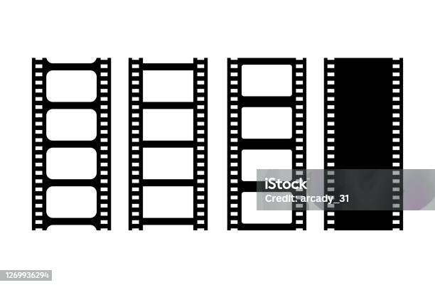 Movie Film Strip Vector Illustration Stock Illustration - Download