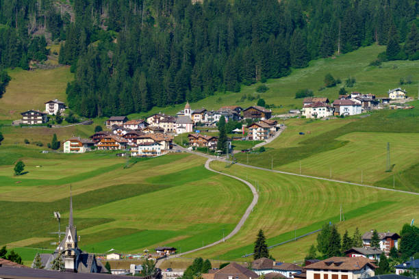 istock View of Moena, in the Dolomites, at summer 1269936380