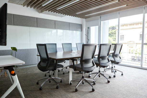 istock Interior view of empty conference room 1269940127