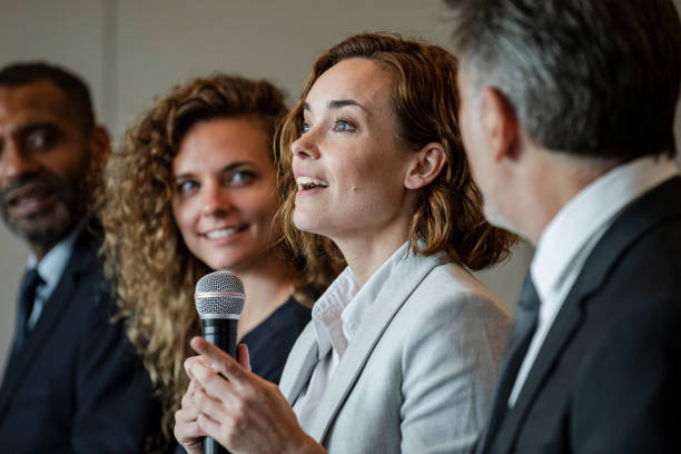 istock Business people at board meeting 1269941206