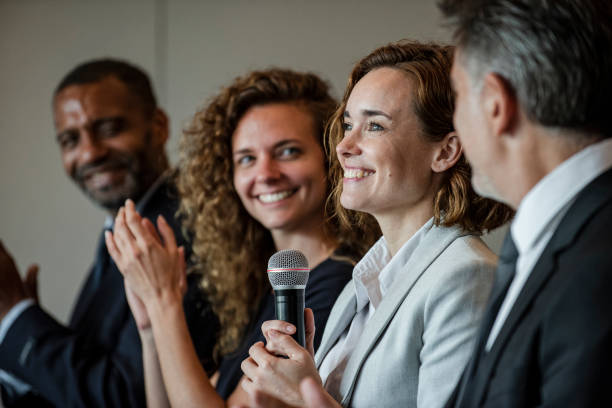 istock Business people at board meeting 1269941214
