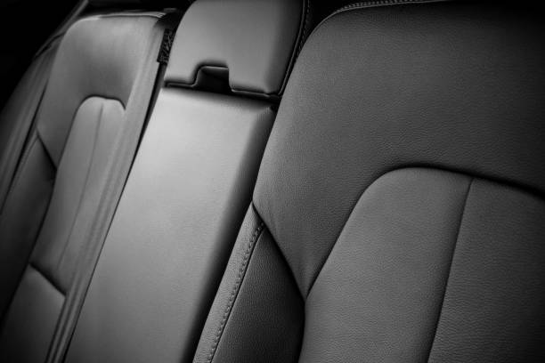 istock Modern black car leather seats 1269942588