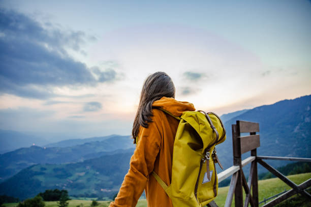 istock Hiking and enjoying in beautiful view 1269945943