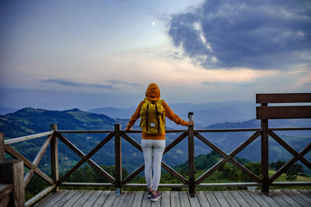 istock Hiking and enjoying in beautiful view 1269946058