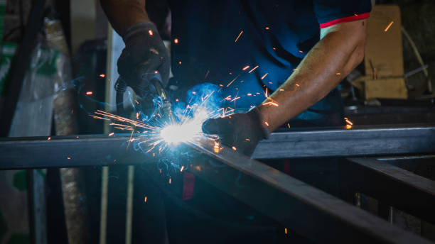 istock Industrial Welder With Torch 1269950337