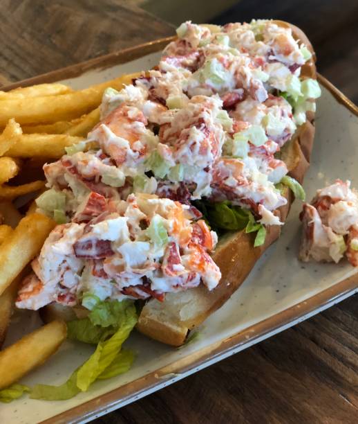 istock New England Traditional Stuffed Lobster Roll 1269950495