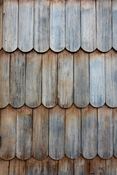 istock Wooden wall texture with nails 1269952749