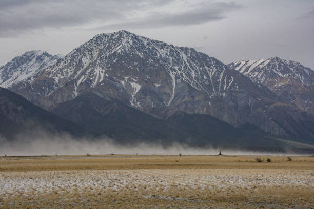 istock Snow covered mountains in Kluane National Park 1269954380