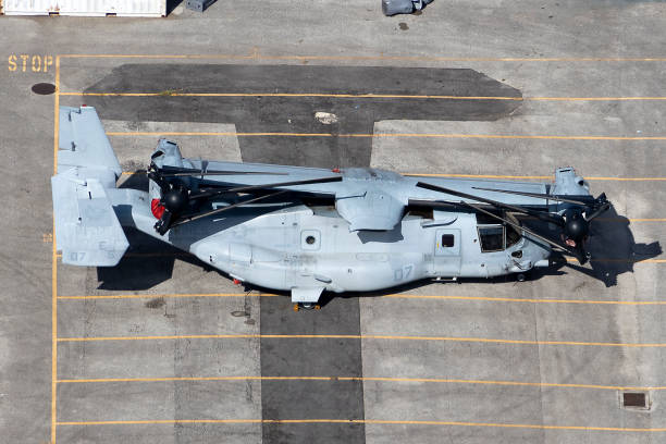 bell boeing v-22 osprey - helicopter boeing marines military zdjęcia i obrazy z banku zdjęć