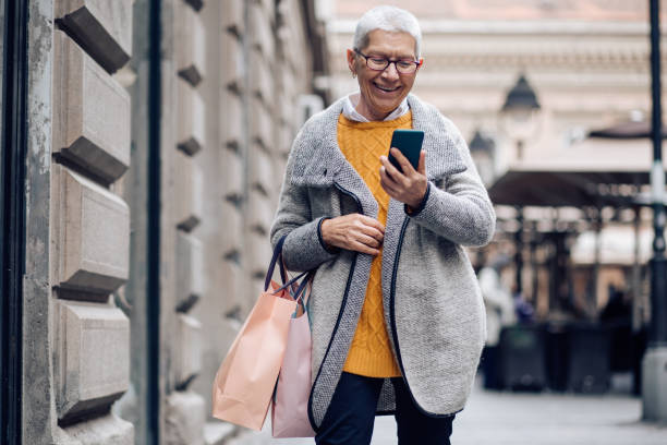 istock Senior woman looking stylish 1269965456