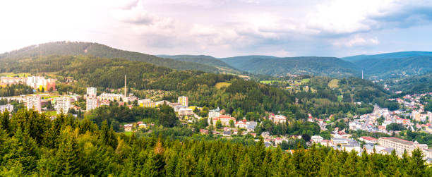 istock Tanvald - small mountain town in Jizera Mountains, Czech Republic 1269965815