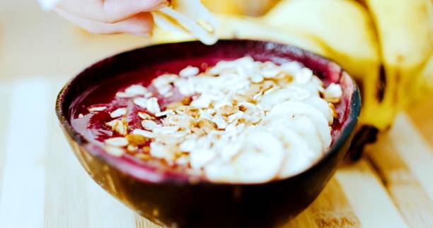 istock focus on an ice cream with dried fruits on it 1269966893