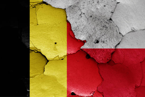 istock flags of Belgium and Poland 1269972749