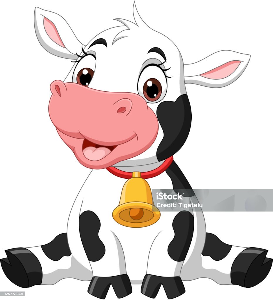 Vetores de Animais De Bichinhos Fofos Em Um Jogo Simples Oval e mais imagens de Gado Doméstico Bovino - iStock