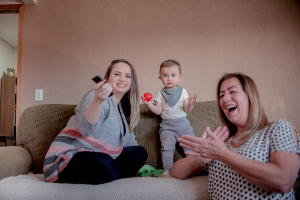 istock Grandmother, mother and son together 1269977364