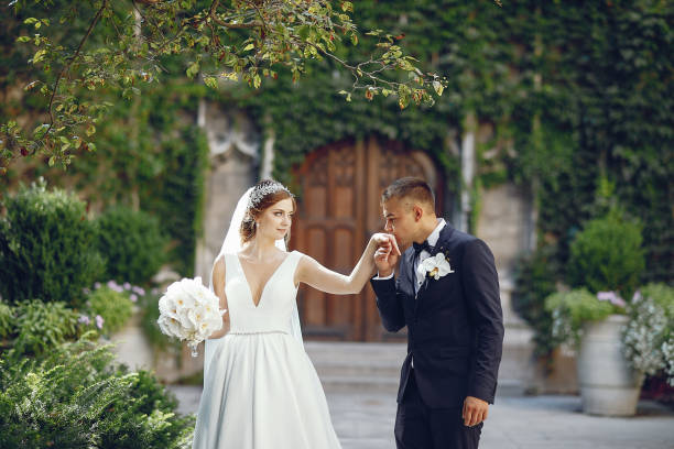 istock Beautiful wedding couple 1269985981