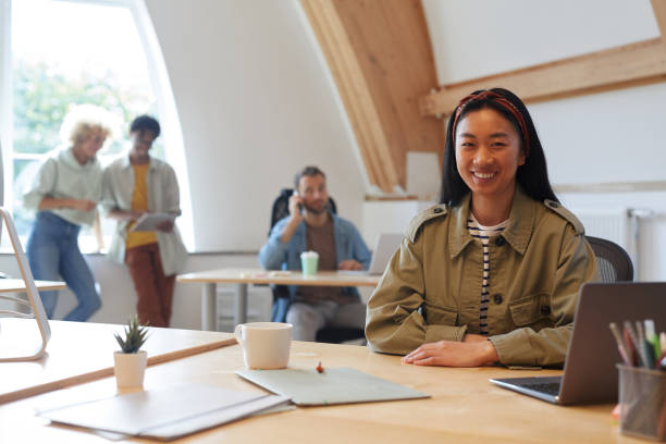 istock Asian woman working at office 1269988874