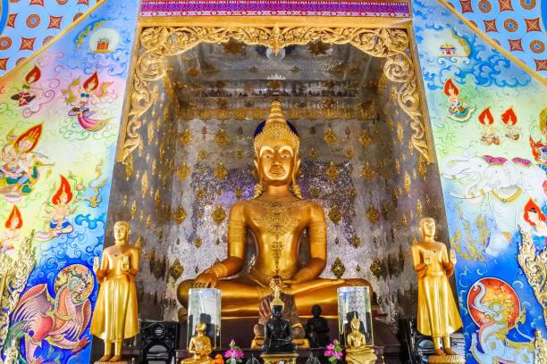 istock Phra That Phanom simulated , Wat Thammapitak , Huai Mek District 1270000055