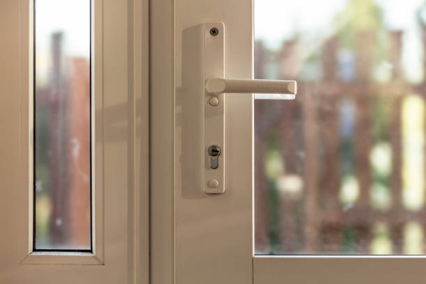 istock The handle of a closed window 1270008715