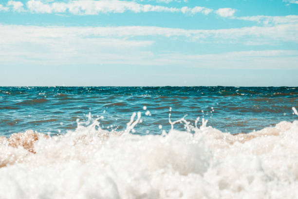 istock Waves on the blue sea by the beach in Spain #4 1270011626