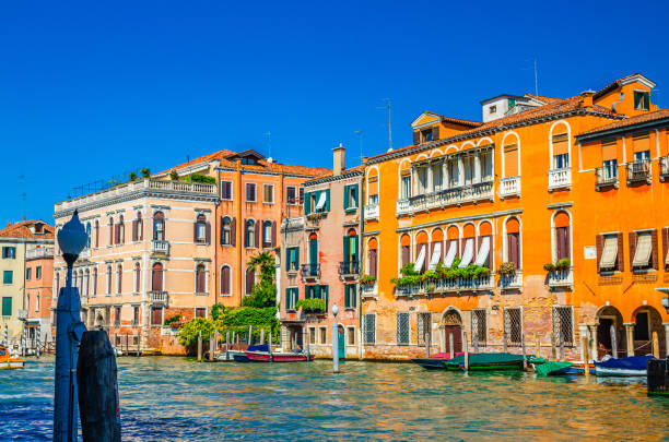 Venice cityscape with Grand Canal waterway