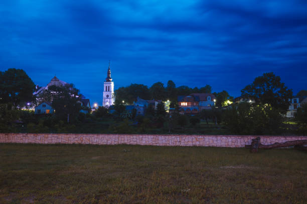 Panorama of Uniejow. Uniejow, Lodzkie, Poland.
