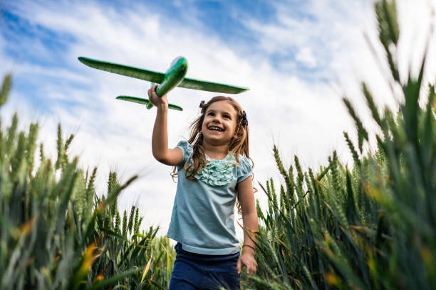 istock Look at me, I'm an airplane! 1270017449