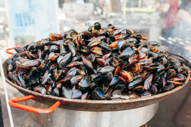 istock Mussels cooked in a vat 1270017516
