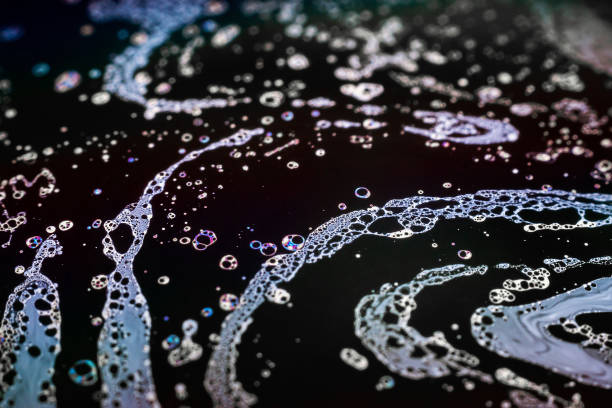 istock Beautiful psychedelic abstraction formed by light on the surface of a soap bubble 1270017915
