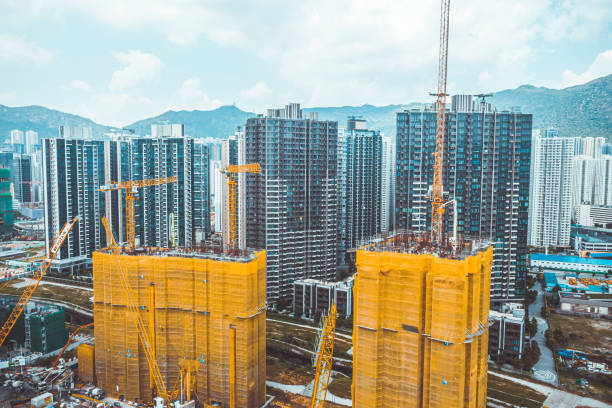 istock Construction site in Kai Tak, Hong Kong 1270019750