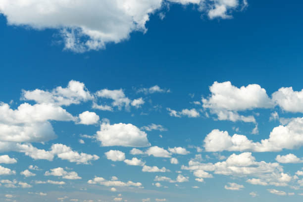 istock Beautiful clouds on a background of blue sky 1270020030