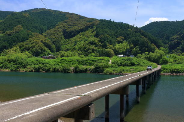 istock Misato subsidence bridge, Way of life (Shimanto City, Kochi Prefecture) 1270030228