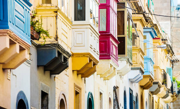 istock street with balconies in Valletta 1270037051
