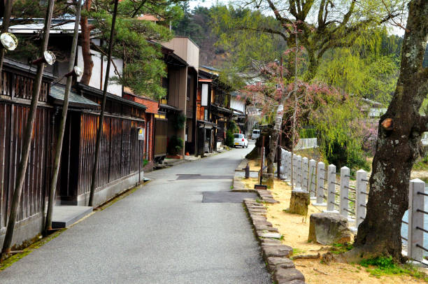 istock Old street in Takayama, Japan 1270038090