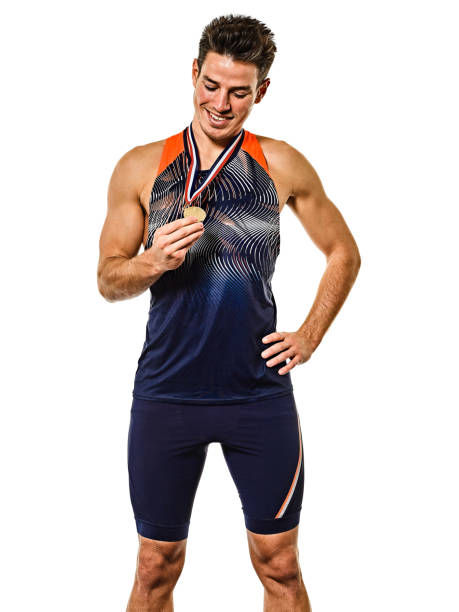 istock young man athletics athetle gold medalist  isolated white background 1270038756
