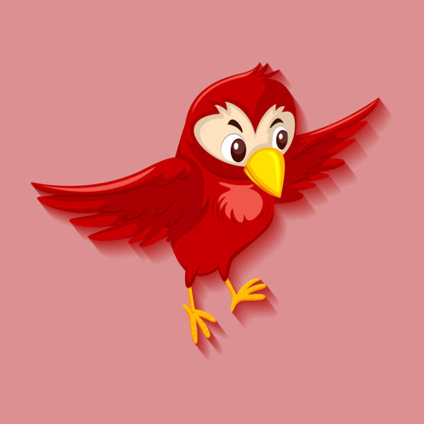Ilustración de Bonito Personaje De Dibujos Animados De Pájaro Rojo y más Vectores Libres de Derechos de Animal - iStock Ilustración de Bonito Personaje De Dibujos Animados De Pájaro Rojo y más Vectores Libres de Derechos de Animal - iStock