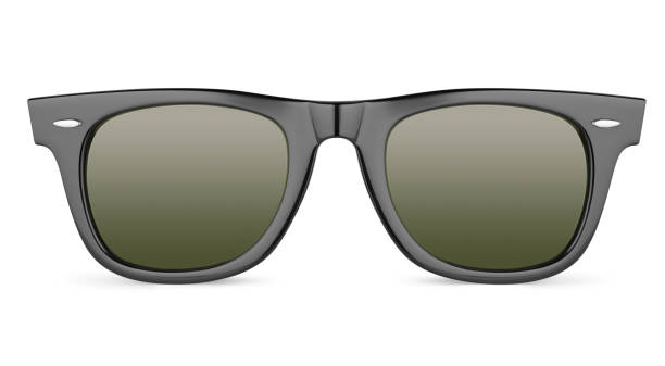 istock Black sunglasses isolated on white background 1270047440