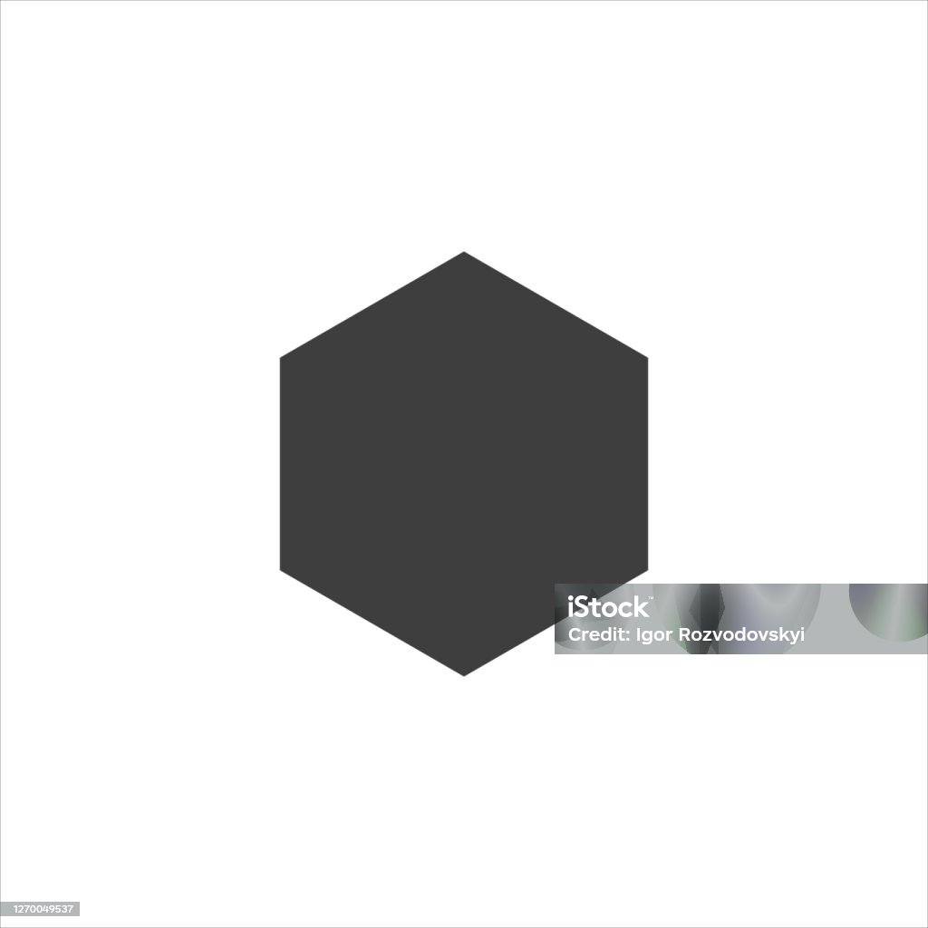 Biểu Tượng Hình Lục Giác Của Hình Học Vector Lục Giác Sáu Mặt ...
