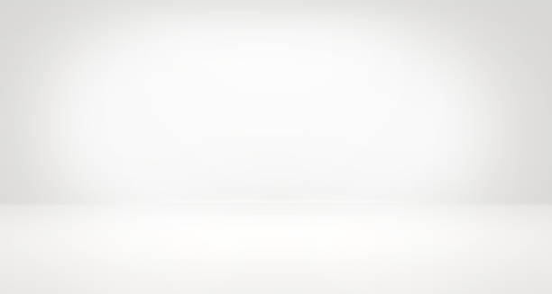 istock White 3D background. Minimalistic studio floor and wall.  Clean white space. Empty template room. 3D rendering. 1270049678