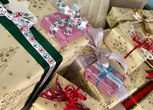 istock Christmas presents wrapped beautifully 1270053954