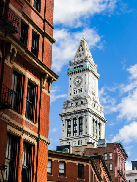 istock Boston Custom House clock tower  - Massachusetts USA 1270056497