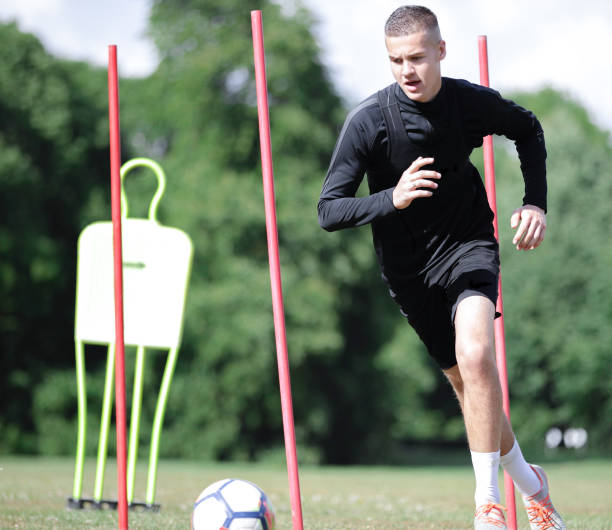 istock A young man Lawson Bright, football training 1270058478